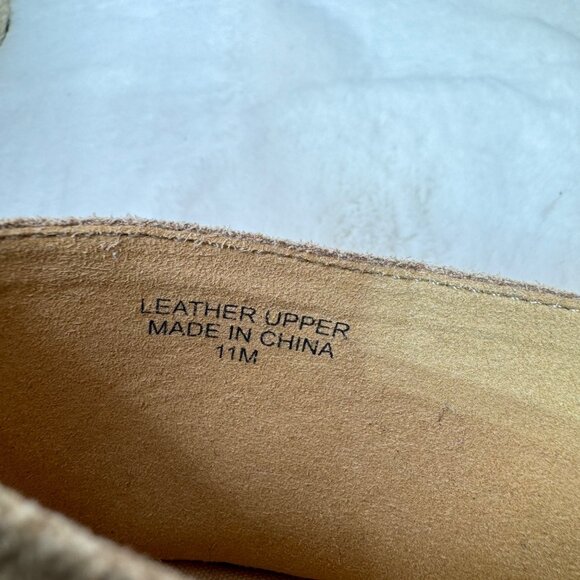 Talbots Womens Beige Suede Leather Espadrille Flats Size 11M - Picture 5 of 8